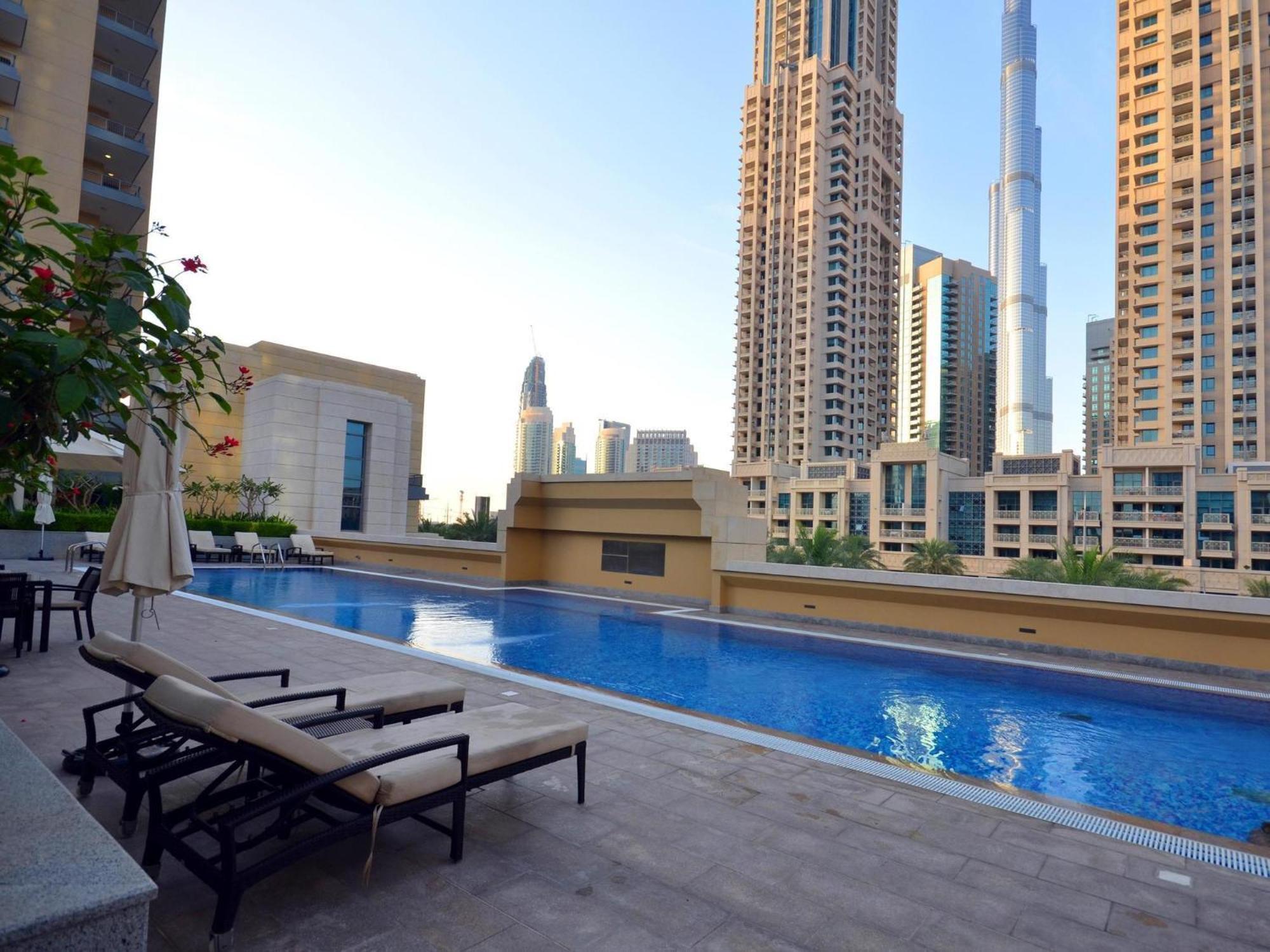 Apartament Lux 1Br 2 Min To Burj Khalifa Dubaj Zewnętrze zdjęcie